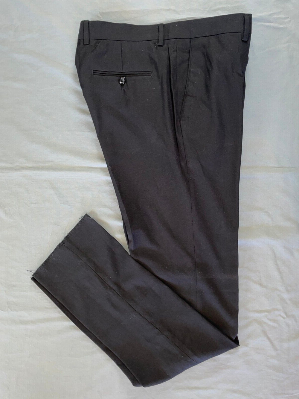 Soul of London Flat Front Dress Pants, Slacks. Black, Men's Size 37R. NWOT!